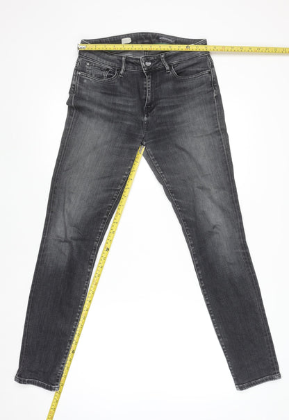 Mens UK Size M Tommy Hilfiger Slim Fit Skinny Black Jeans