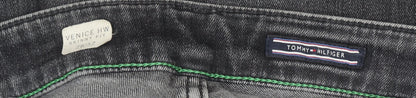 Mens UK Size M Tommy Hilfiger Slim Fit Skinny Black Jeans