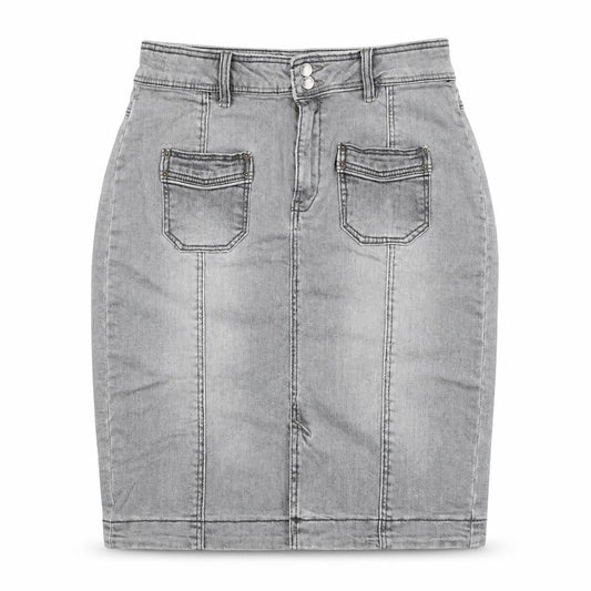 Womens UK Size 8 Mango Straight & Pencil Denim Skirt