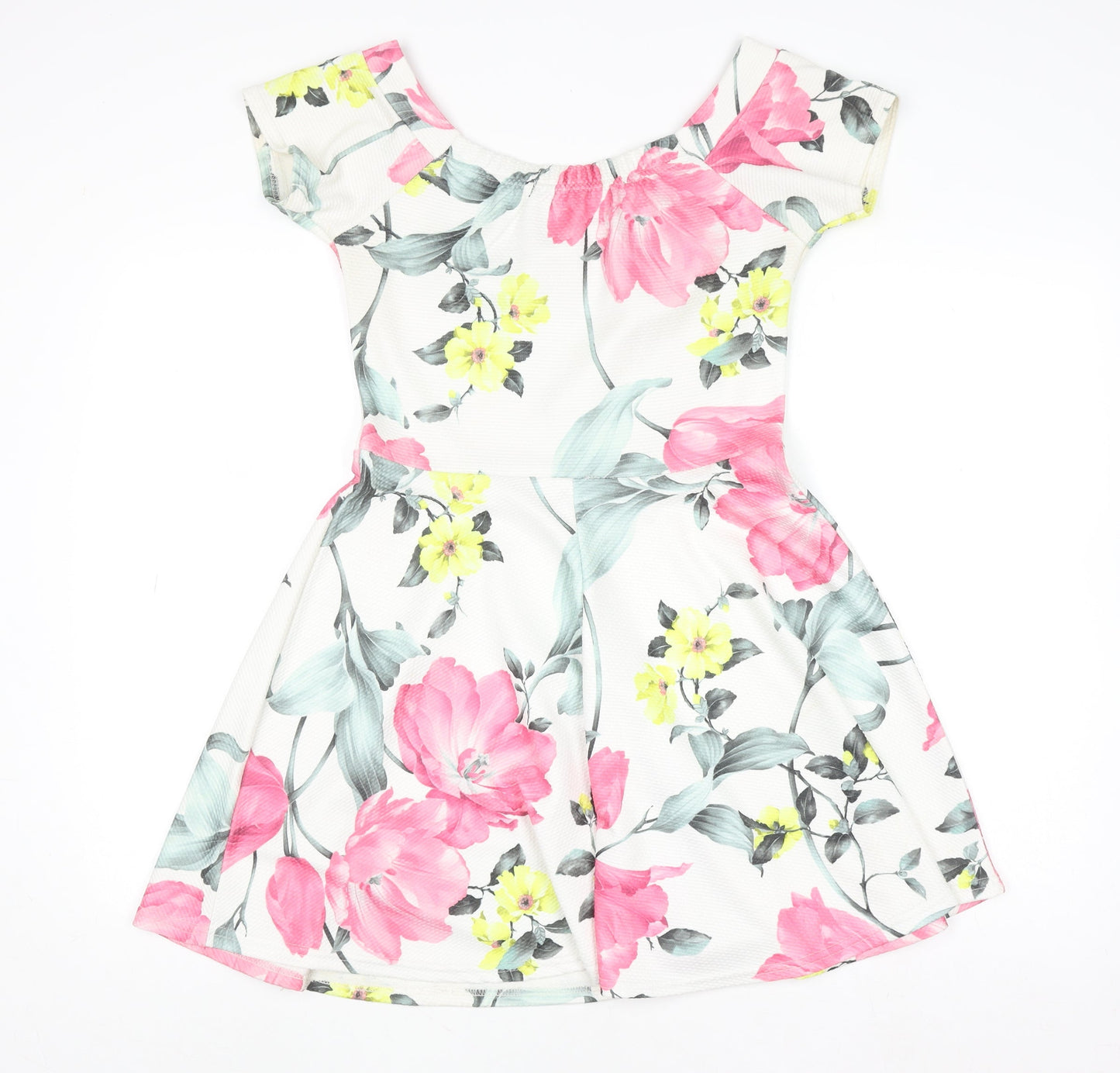 Womens UK Size 12 Quiz Skater Dress