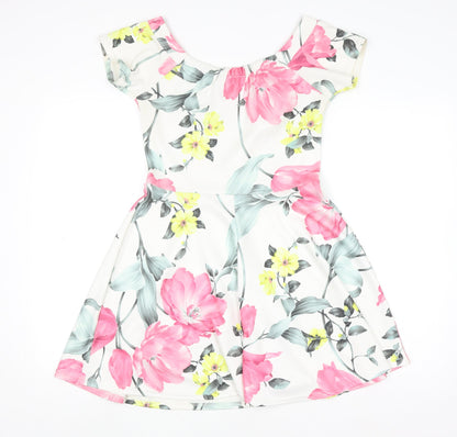 Womens UK Size 12 Quiz Skater Dress