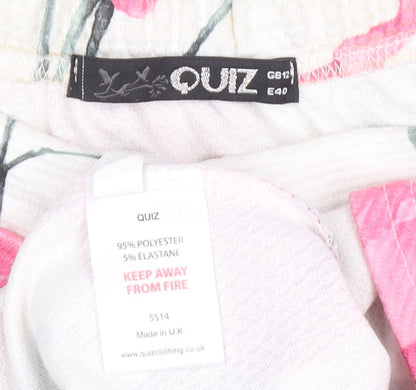 Womens UK Size 12 Quiz Skater Dress