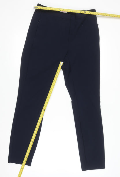 Womens UK Size 10 Savida Slim Fit Business Casual Workwear Blue Trousers