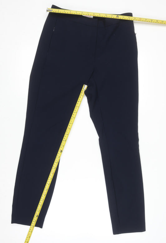 Womens UK Size 10 Savida Slim Fit Business Casual Workwear Blue Trousers