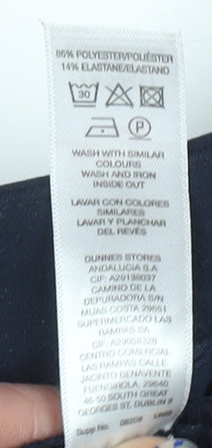 Womens UK Size 10 Savida Slim Fit Business Casual Workwear Blue Trousers