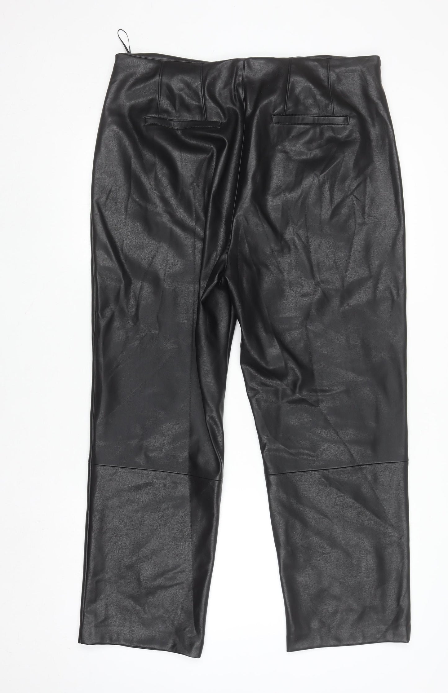 Womens UK Size 16 Gallery Regular Fit Casual Party/Cocktail Black Trousers