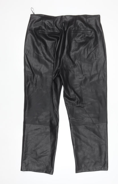 Womens UK Size 16 Gallery Regular Fit Casual Party/Cocktail Black Trousers