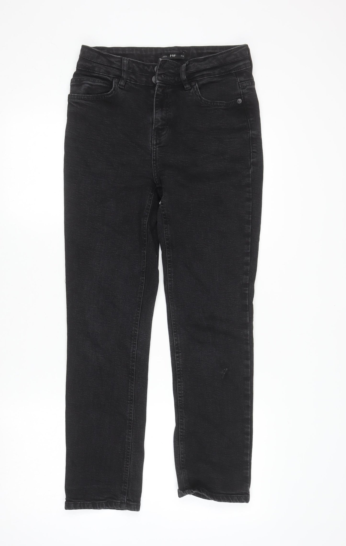 Womens UK Size 19 F&F Slim Fit Skinny Black Jeans