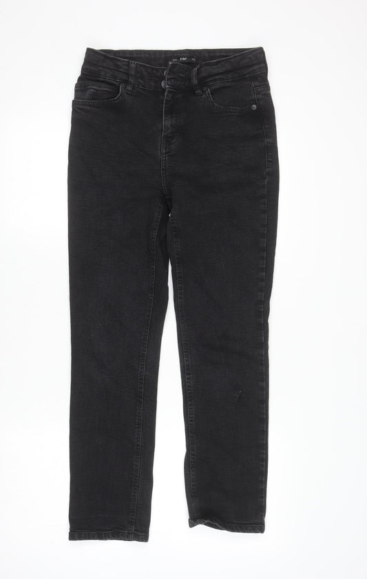 Womens UK Size 19 F&F Slim Fit Skinny Black Jeans