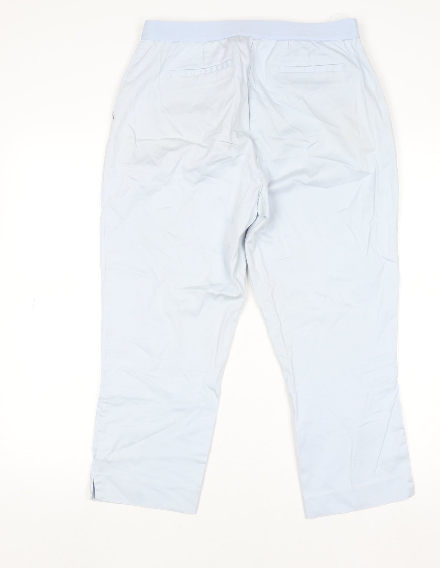 Womens UK Size 12 Dunnes Regular Fit Chino Blue Trousers