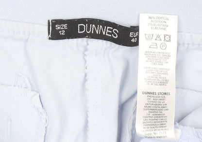 Womens UK Size 12 Dunnes Regular Fit Chino Blue Trousers