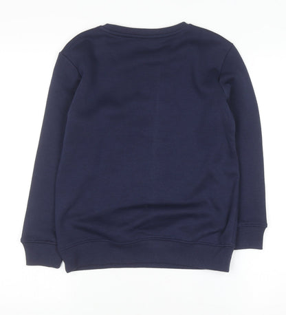 Dunnes Stores Boys Blue Christmas Dinosaur Pullover Sweatshirt 8-9 Years