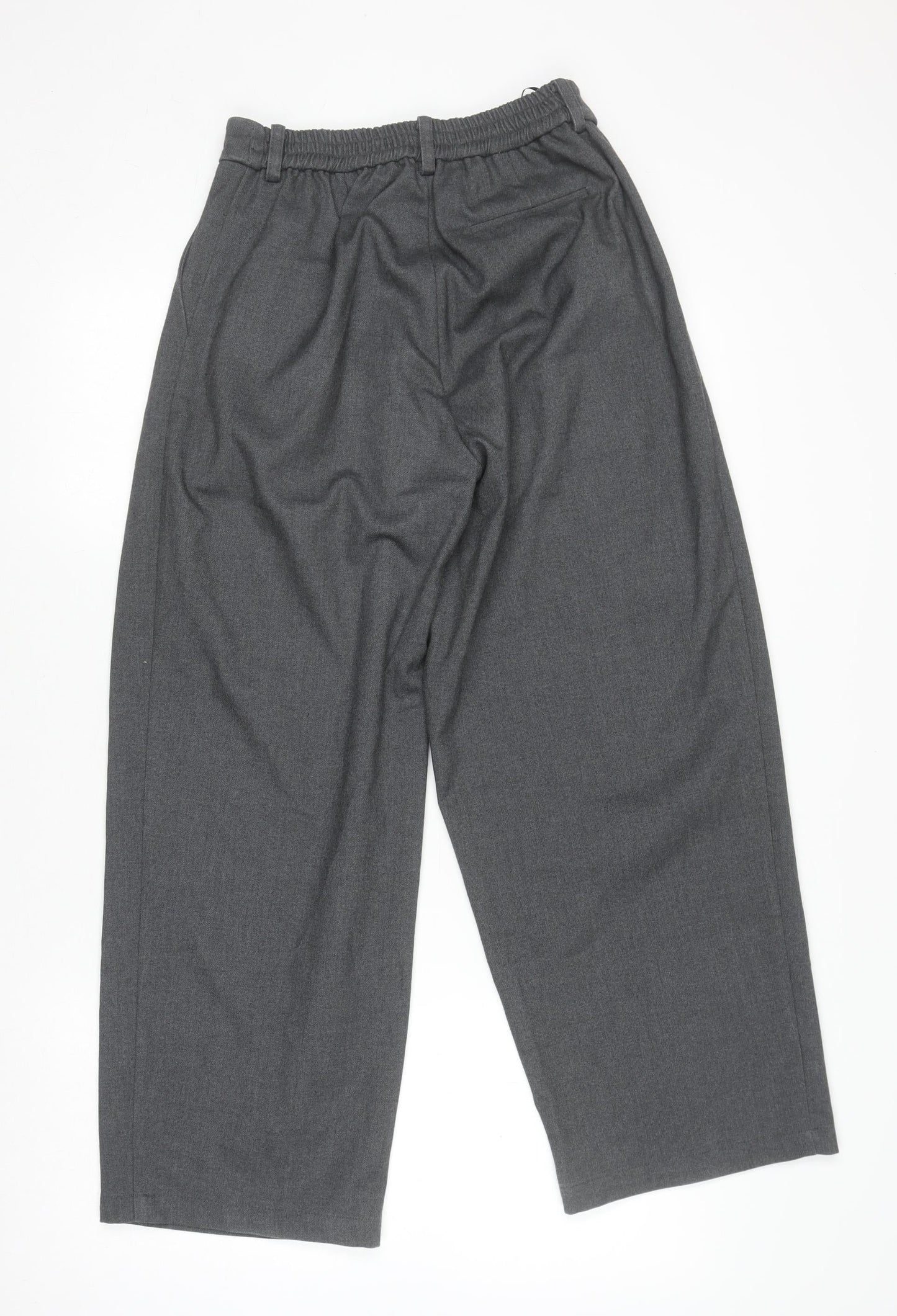 Womens UK Size S SC Relaxed Fit Business Casual Workwear Grey Trousers