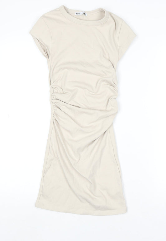 Womens UK Size S Zara T-Shirt Dress