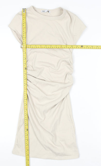 Womens UK Size S Zara T-Shirt Dress