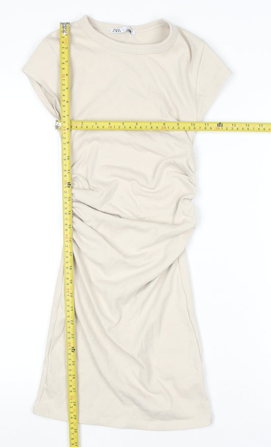 Womens UK Size S Zara T-Shirt Dress