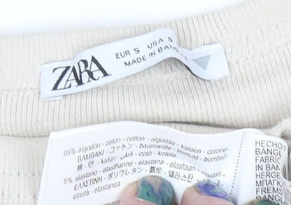 Womens UK Size S Zara T-Shirt Dress