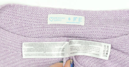 Womens UK Size S Primark Purple Pullover Jumper