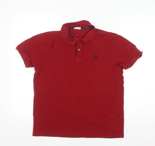 Mens UK Size L U.S. Polo Assn. Cotton Polo Shirt