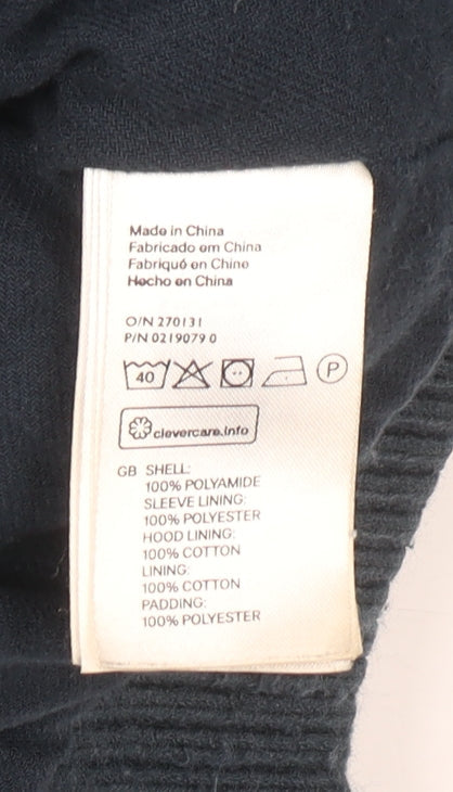 Mens UK Size M H&M Blue Puffer Jacket