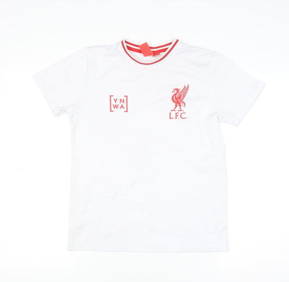 Boys UK Size 10-11 Years L.F.C. White Basic T-Shirt