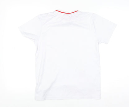 Boys UK Size 10-11 Years L.F.C. White Basic T-Shirt