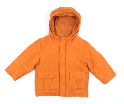 Boys UK Size 2-3 Years Gymboree Orange Puffer Jacket