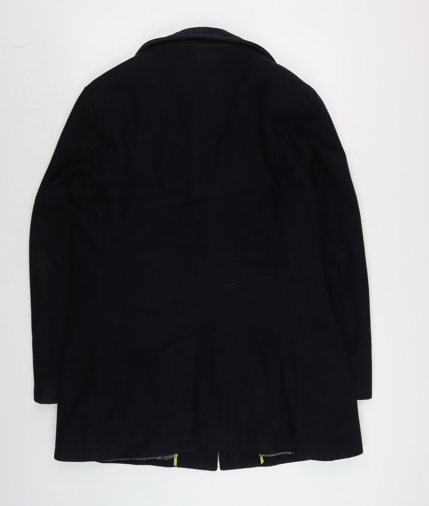 Mens UK Size 44 Capelli & Co Black Overcoat