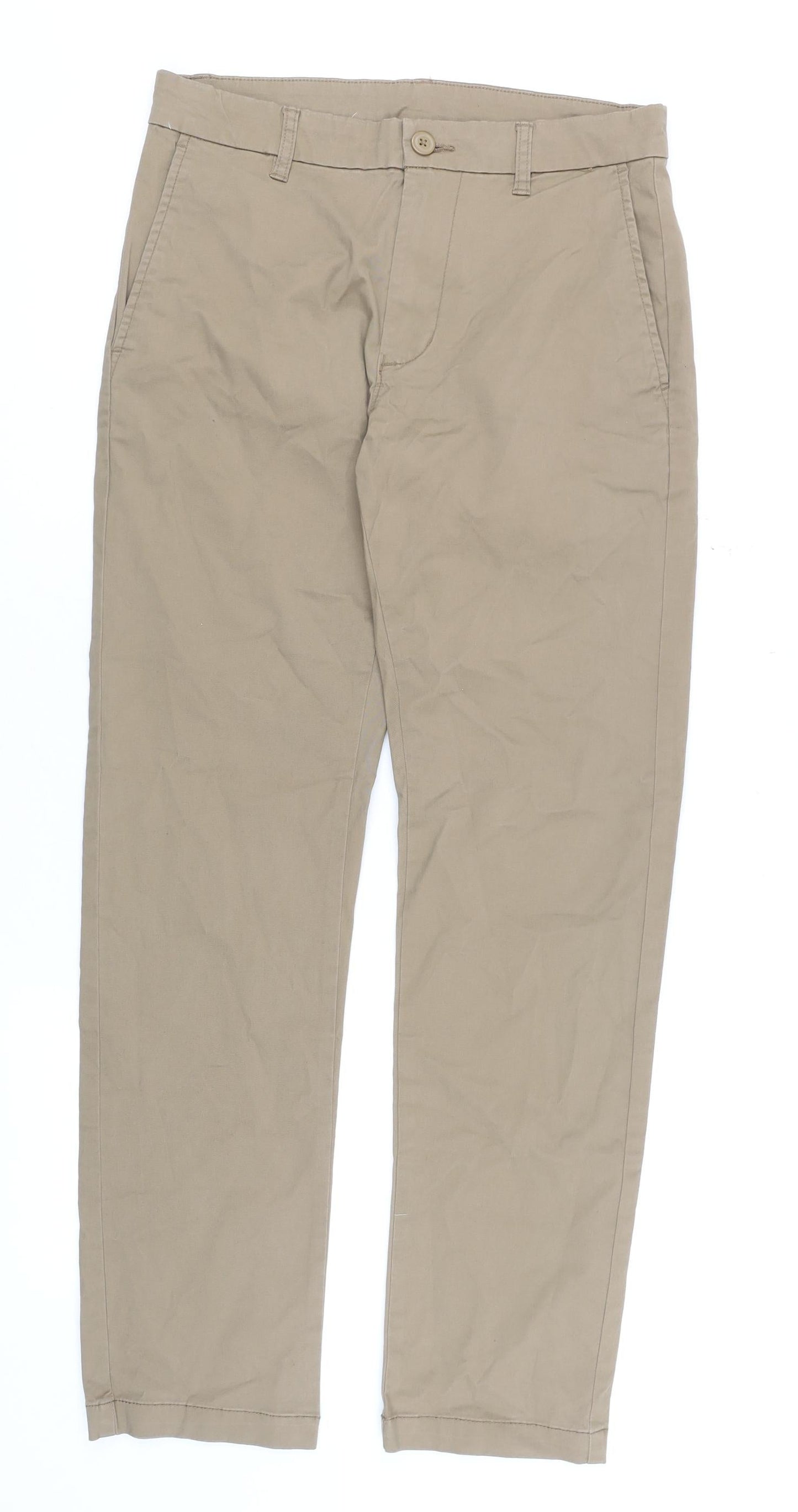 Mens UK Size M St. Bernard for Dunnes Stores Slim Fit Chino Beige Trousers