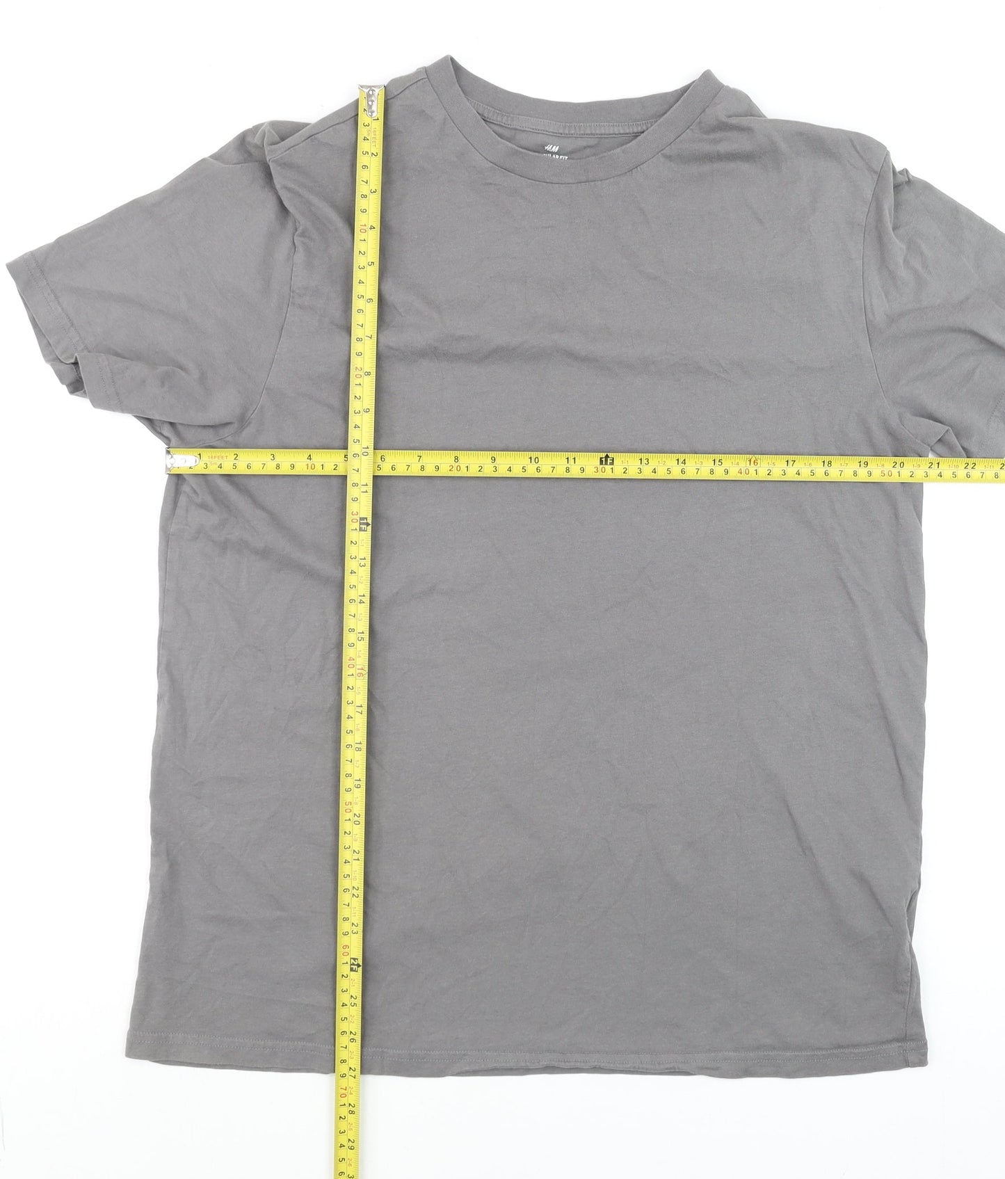 Mens UK Size L H&M Grey  T-Shirt