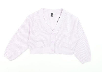 Womens UK Size 12 H&M Purple Cardigan Jumper