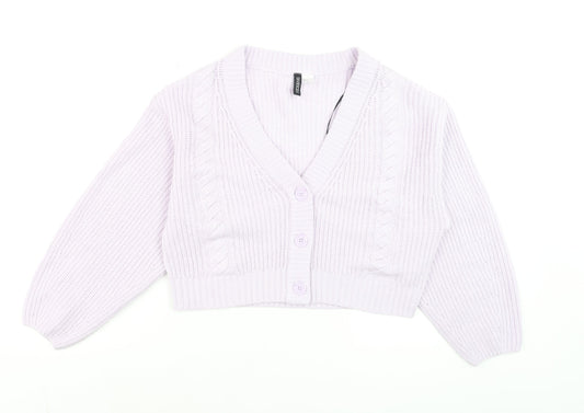 Womens UK Size 12 H&M Purple Cardigan Jumper