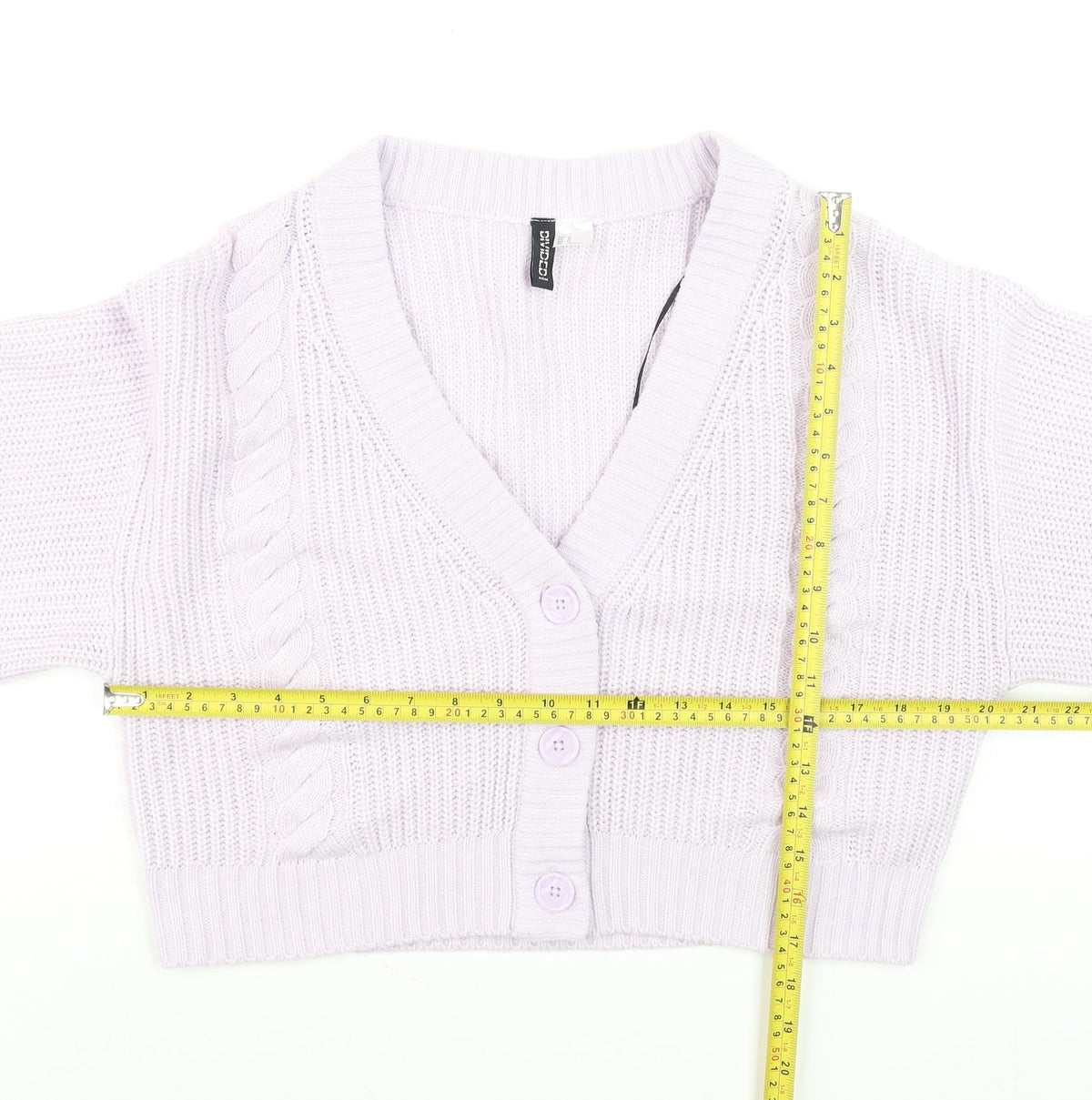 Womens UK Size 12 H&M Purple Cardigan Jumper