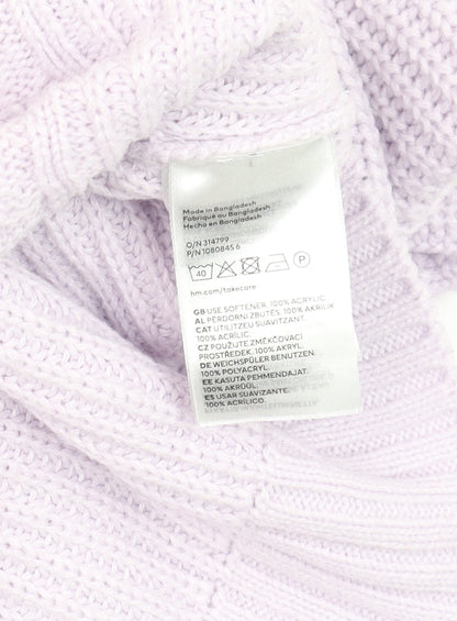 Womens UK Size 12 H&M Purple Cardigan Jumper