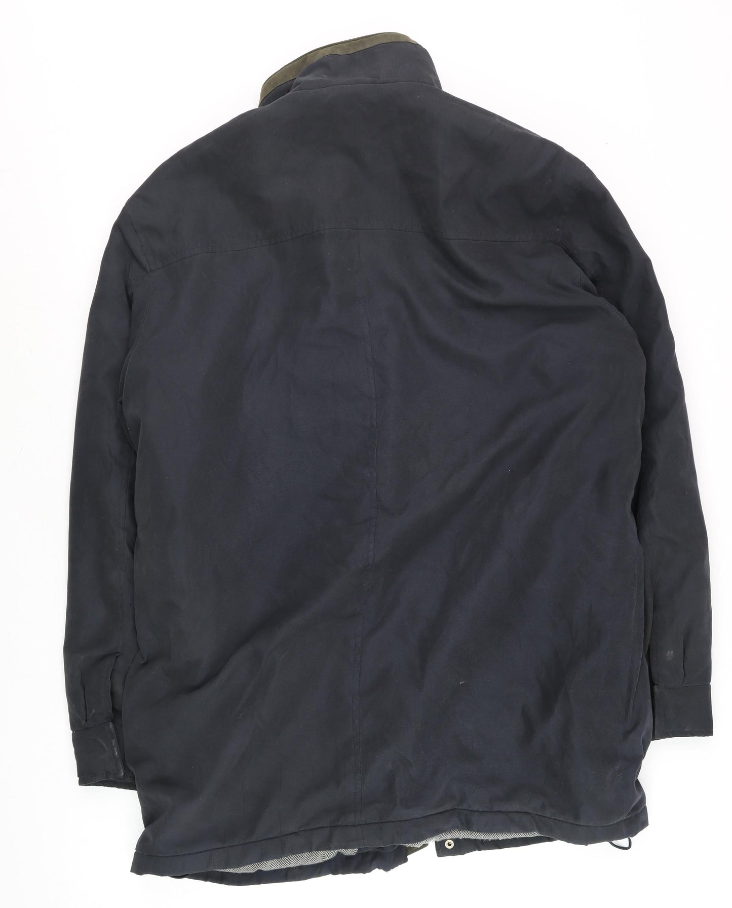 Mens UK Size M Thomas Nash Black Parka Coat