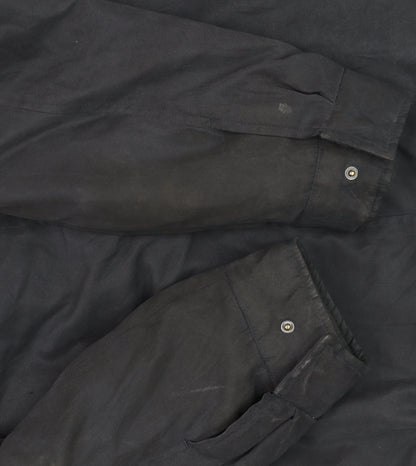 Mens UK Size M Thomas Nash Black Parka Coat