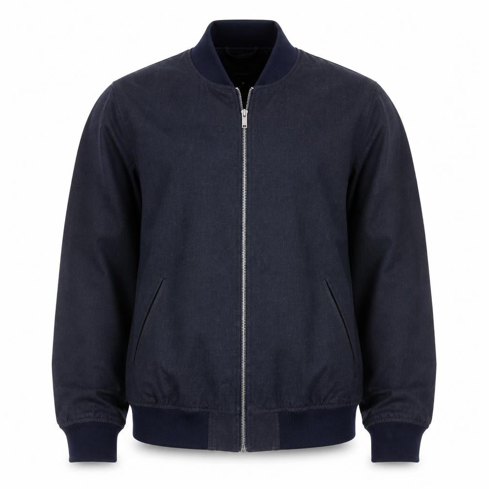 Mens UK Size M Burton Menswear London Blue Bomber Jacket