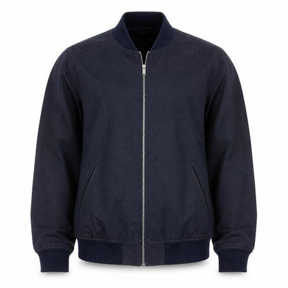 Mens UK Size M Burton Menswear London Blue Bomber Jacket