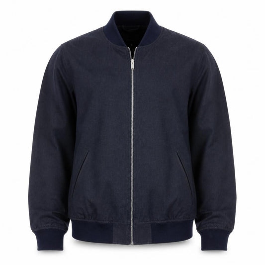 Mens UK Size M Burton Menswear London Blue Bomber Jacket