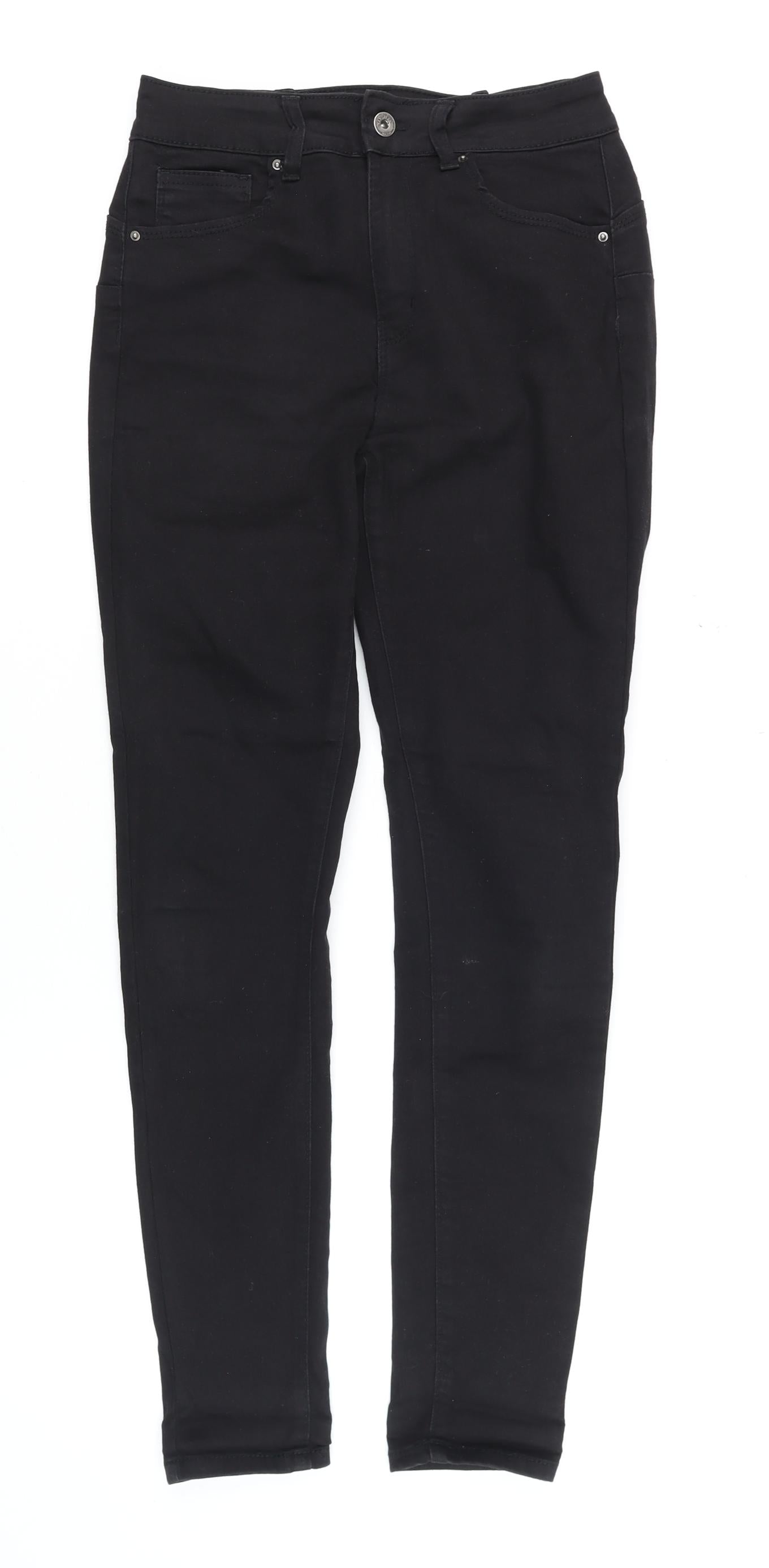Wax Jean Womens Black Skinny Jeans Size 7 Slim Stretch Cotton Blend