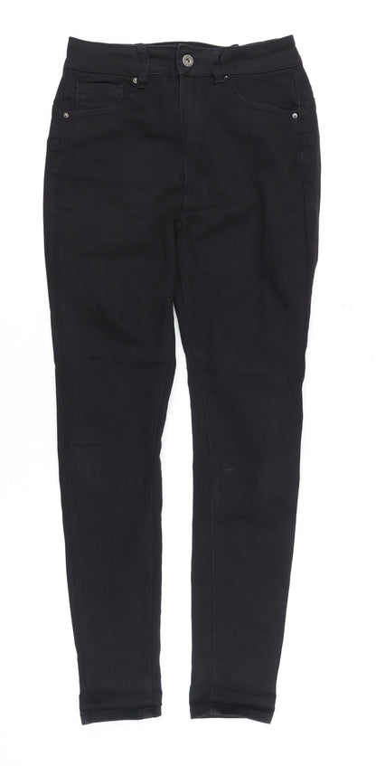 Wax Jean Womens Black Skinny Jeans Size 7 Slim Stretch Cotton Blend