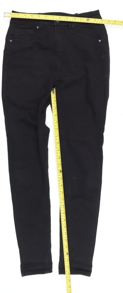 Wax Jean Womens Black Skinny Jeans Size 7 Slim Stretch Cotton Blend