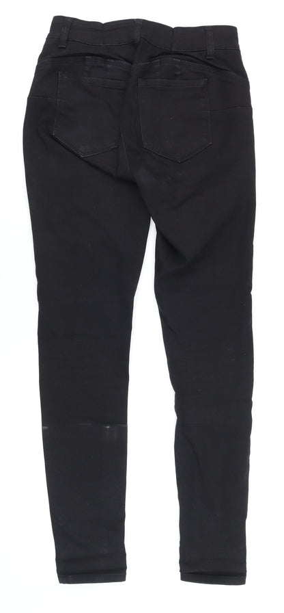 Wax Jean Womens Black Skinny Jeans Size 7 Slim Stretch Cotton Blend