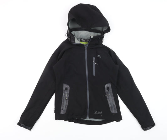 Mens UK Size S Trespass Black Soft Shell
