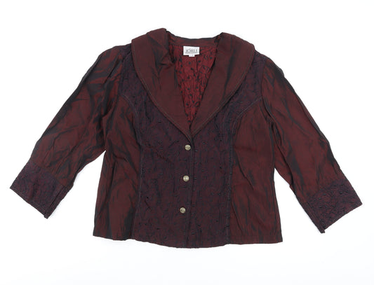 Womens UK Size 14 Jorli Brown Tunic Blouse
