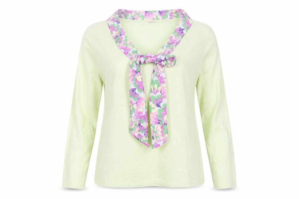 Womens UK Size L Rodier Green Basic Blouse