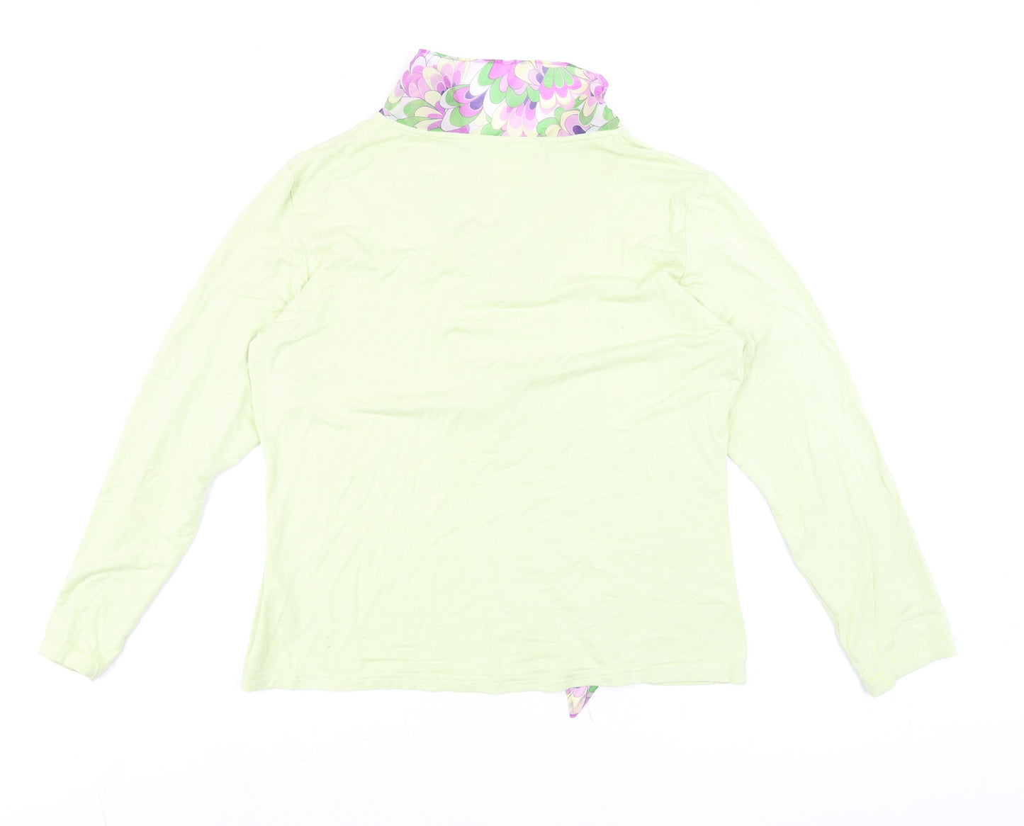 Womens UK Size L Rodier Green Basic Blouse