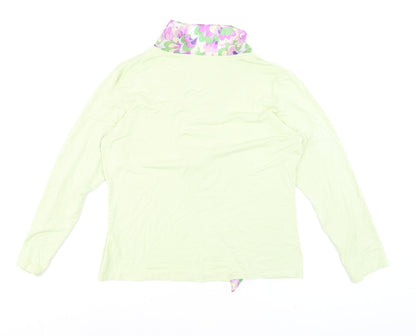 Womens UK Size L Rodier Green Basic Blouse