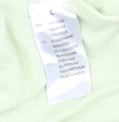 Womens UK Size L Rodier Green Basic Blouse