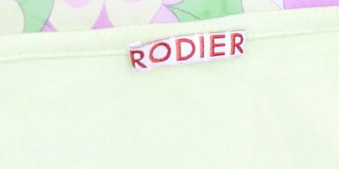 Womens UK Size L Rodier Green Basic Blouse